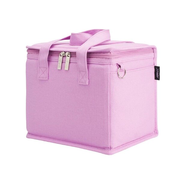 JOYBUY Avanti Canvas Lunch Bag – Lilac Insulated Food Tote