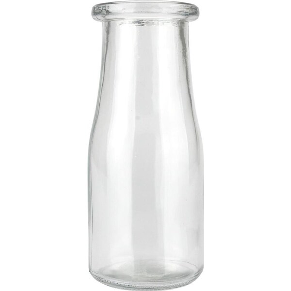 JOYBUY 220ml Glass Milk Bottle – Classic Style Reusable Drink Container