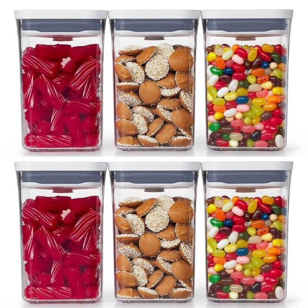 JOYBUY 6pc 2.0 Airtight Container Set – 1L Each, Food Storage Solution