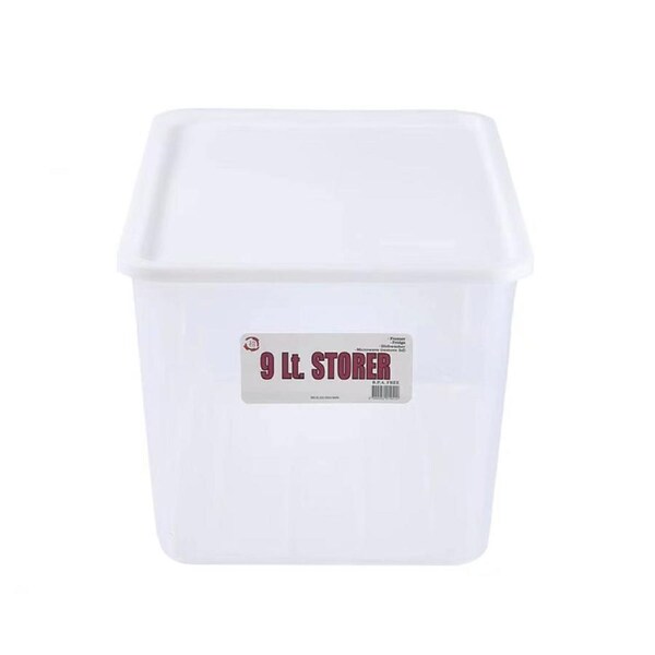 JOYBUY 2x 9L Plastic Storage Boxes – Food Grade Freezer & Fridge Organizer Tubs