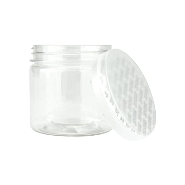 JOYBUY 150ml Clear Plastic Round Jar – Screw Top Food Container