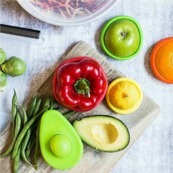 JOYBUY 2pcs Avocado Savers – Silicone Covered Food Keepers
