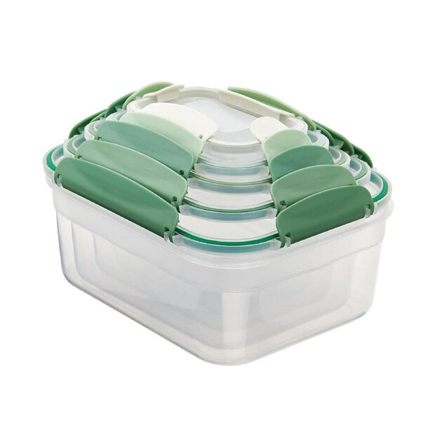 JOYBUY Fresh De Chef Microwave Clip Containers – 5-Pack, 12.5×8.5×4cm