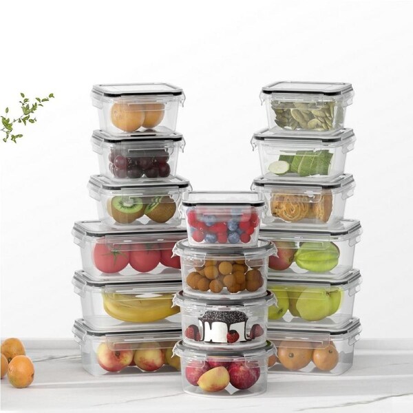 JOYBUY 16pcs 5-Star Chef Cereal Dispensers – Food Storage Container Set
