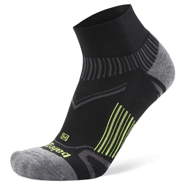 Balega Enduro Quarter Drynamix Running Socks Outdoor Black M