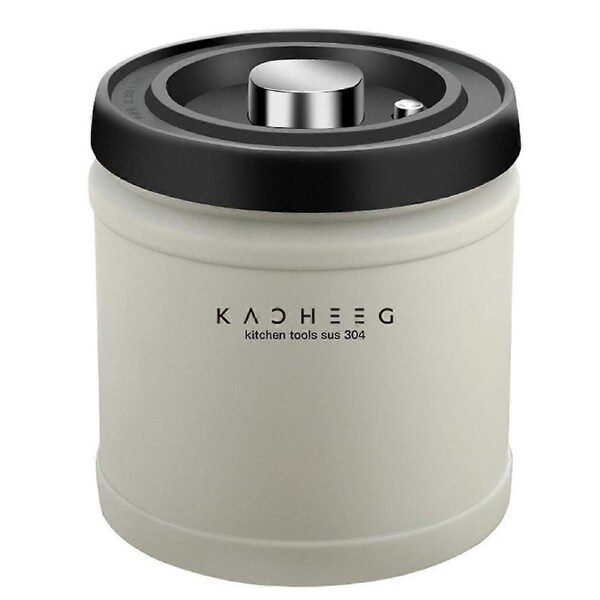 JOYBUY 1pc 304 Stainless Steel Vacuum Jar – Sealed Coffee Bean & Tea Fresh-Keeping Container