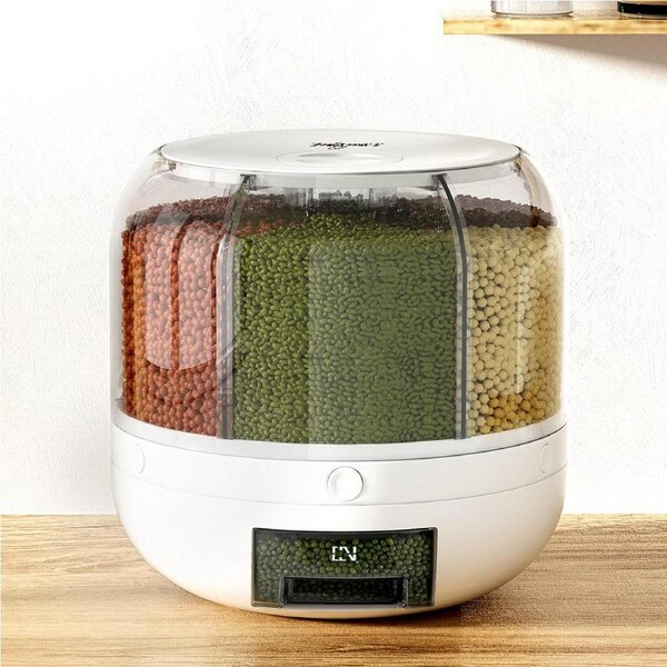 JOYBUY 5-Star Chef 7kg Cereal Dispenser – Grain Storage Container