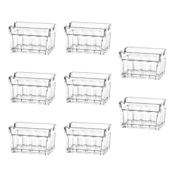 JOYBUY 8pcs Acrylic Sugar Packet Holders – Display Bowls for Sachets