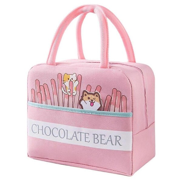 JOYBUY Cute Reusable Lunch Tote – Leakproof Cooler Bag for School, Work, Office, Travel