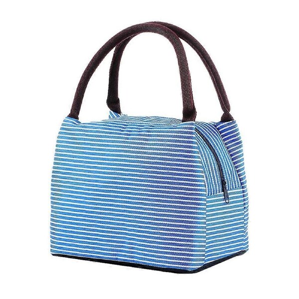 JOYBUY Canvas Insulated Lunch Box Bag – Portable Lunch Carrier