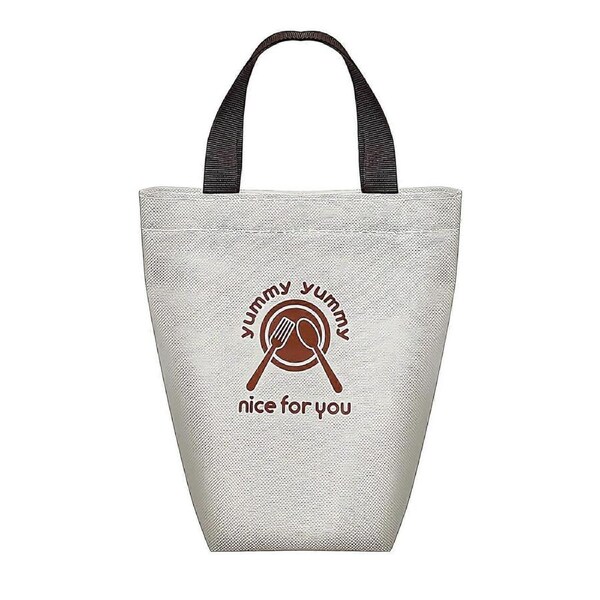 JOYBUY Oxford Cloth Insulated Cup Bag – Student Picnic Soup Cup Drawstring Tote