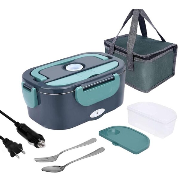 JOYBUY Portable Electric Lunch Box – Leakproof Food Warmer with Detachable Tray