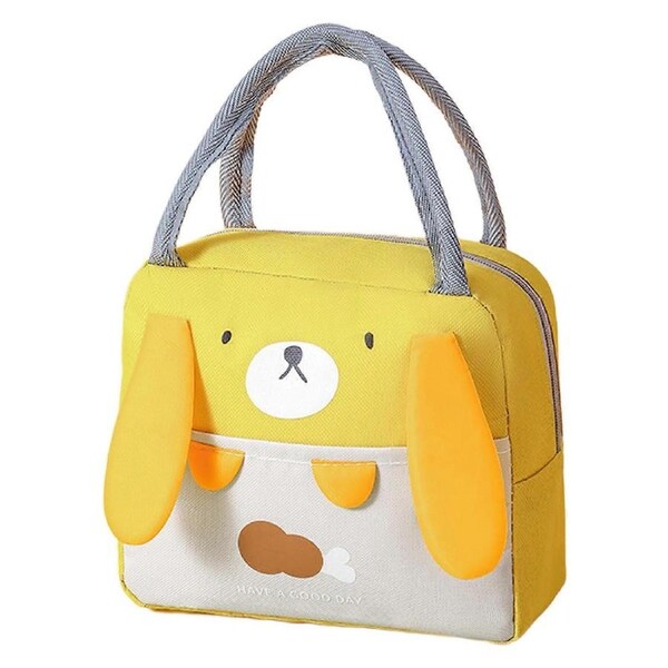 JOYBUY Cartoon Handheld Insulated Bento Bag – Large Reusable Lunch Carrier for Adults