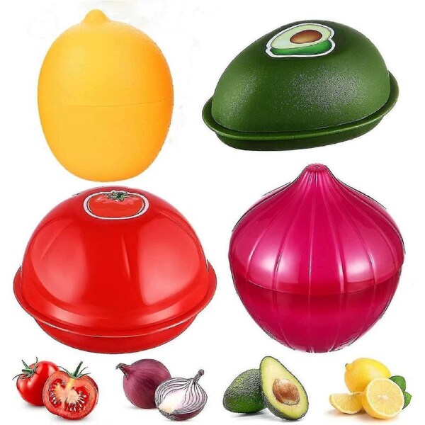 JOYBUY Fruit & Vegetable Shaped Storage Containers – Fridge Food Organizer