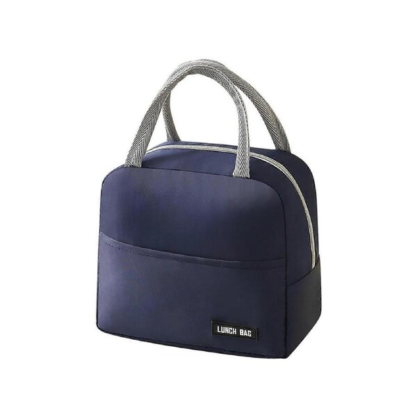 JOYBUY Solid Color Twill Bento Lunch Bag – Thickened Student Lunch Carrier