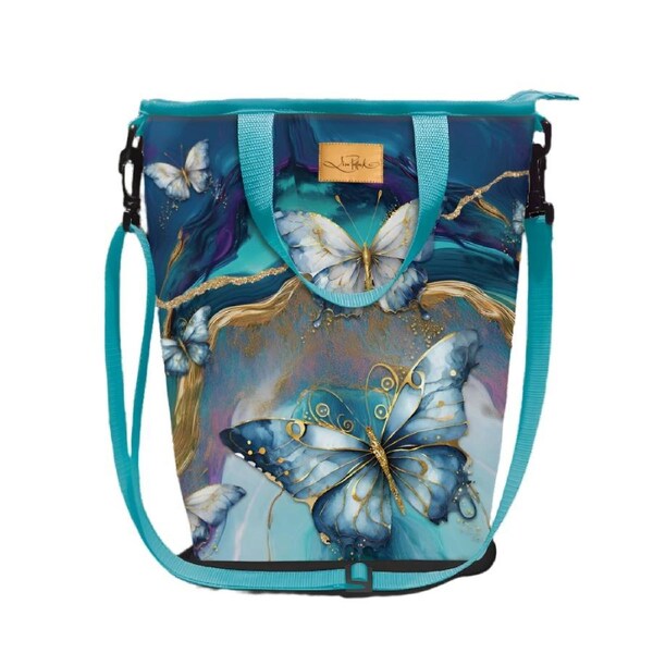 JOYBUY Lisa Pollock Champagne Cooler Bag – Tranquil Butterflies Design