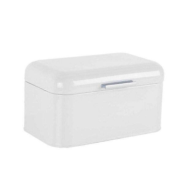 JOYBUY Retro Metal Bread Box – Black