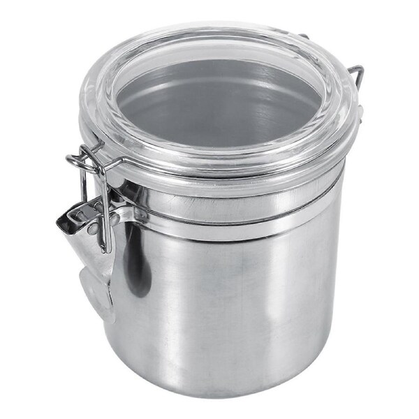 JOYBUY Stainless Steel Kitchen Canister – 10×10×10.5?cm Sugar, Tea & Coffee Bean Storage Container