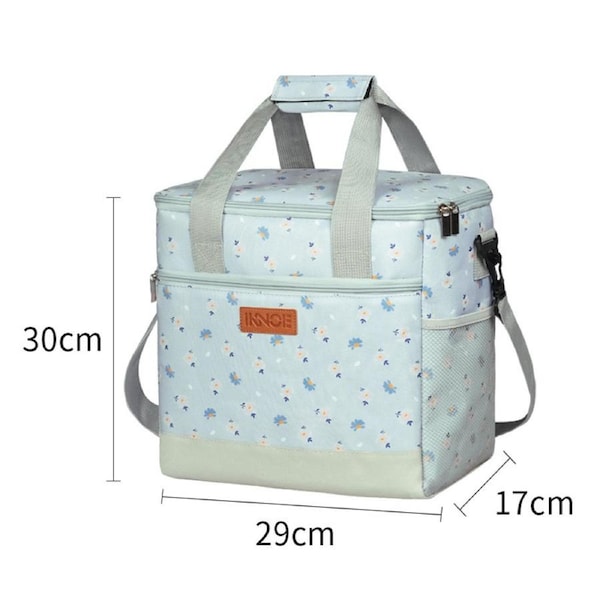 JOYBUY Insulated Lunch Bag – Small Flower Pattern