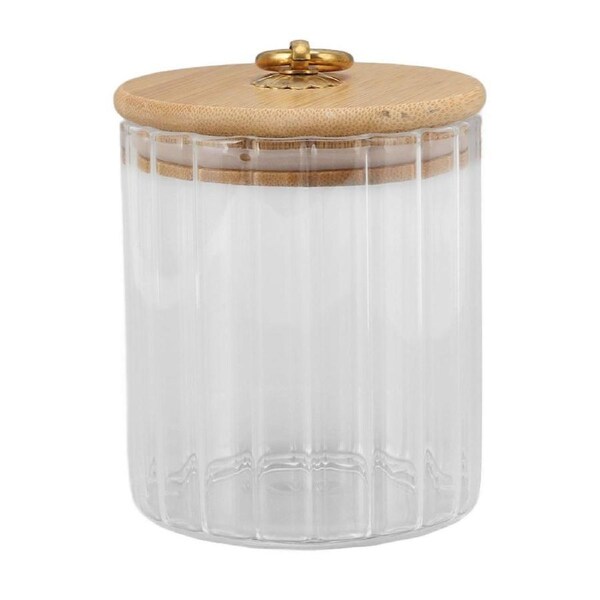 JOYBUY 500ml Clear Glass Storage Jar with Sealed Lid – Tea, Coffee, Sugar, Dried Fruit