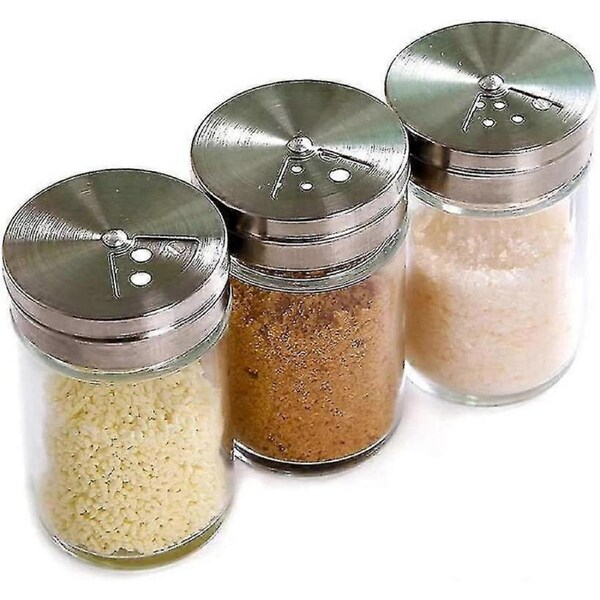 JOYBUY Set of 4 Spice Jars – Food Storage Containers