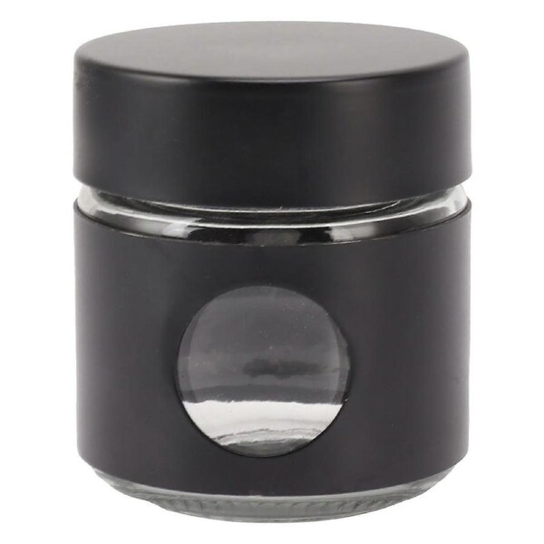 JOYBUY Stainless Steel & Glass Coffee Container – Airtight Bean Storage Jar