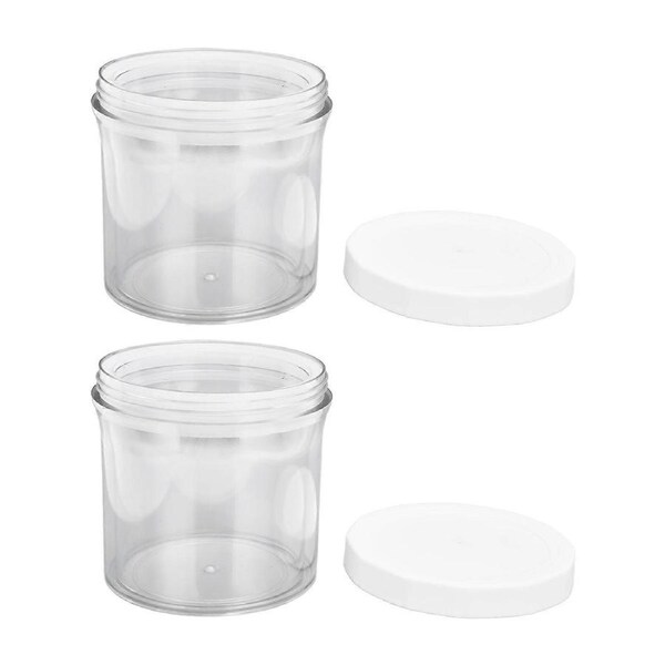 JOYBUY 2pcs Vacuum Food Storage Containers - Adjustable Lids for Kitchen Use