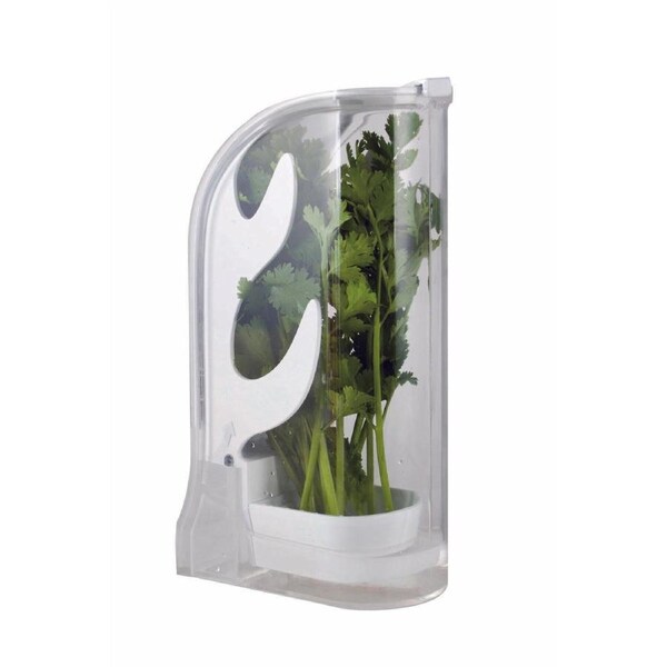 JOYBUY Savor Herb Keeper - Clear Fridge Container for Fresh Herbs