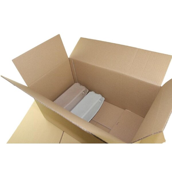 JOYBUY 10pcs Outer Brown Egg Boxes - Fits 12-Egg Cartons, Full Dozen