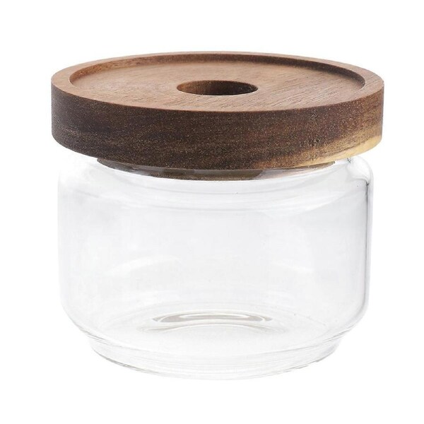 JOYBUY 350ml Glass Airtight Canisters - Tea & Coffee Bean Storage Containers