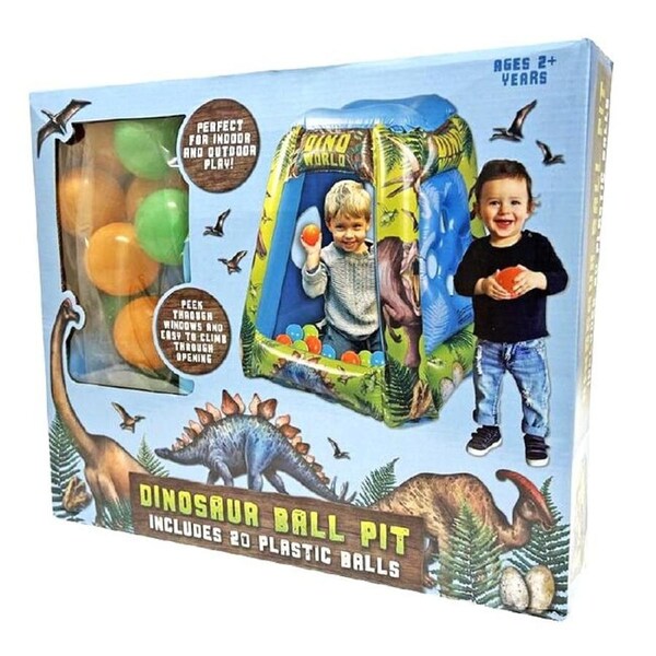 Inflatable Dinosaur Ball Pit with 20 Balls