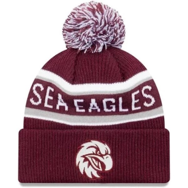 NRL Team Colours Beanie - Manly Sea Eagles - Adult - Unisex - Hat