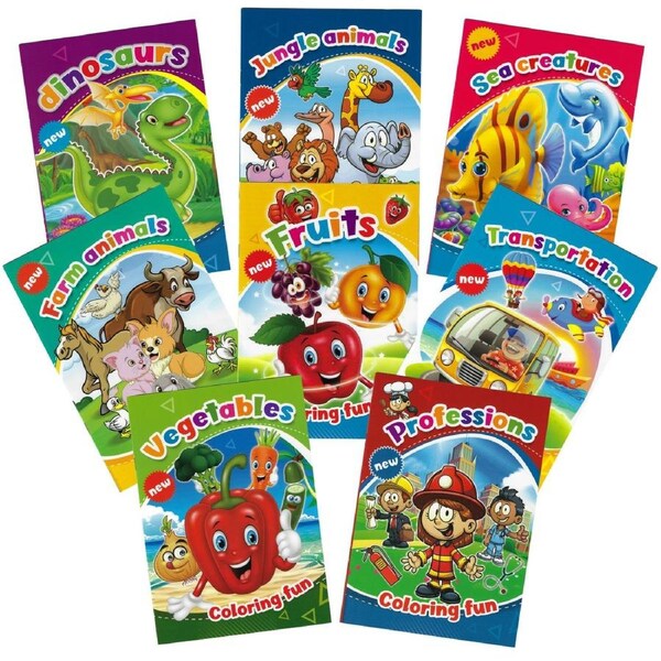 Assorted Colouring In Book (1 Design Only)