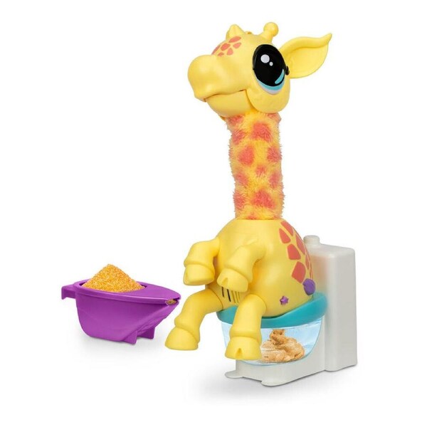 Little Live Pets Gotta Go Giraffe Interactive Potty Plush Toy 19cm