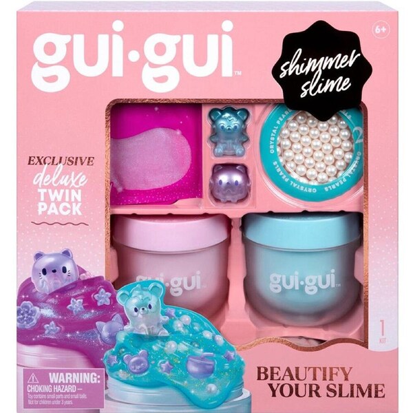 Gui Shimmer Deluxe Duo Pack Scented Slime Styling Toy Craft Kit