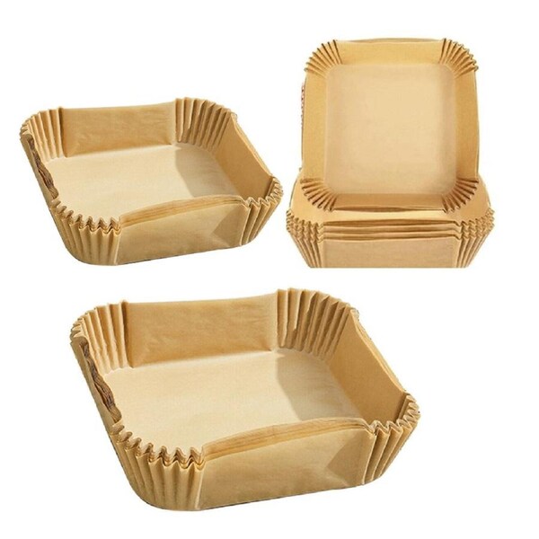 JOYBUY Disposable Square Paper Liner Baking Paper Liners Non-Stick Air Fryer Set