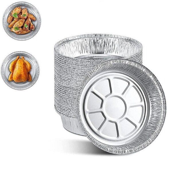 JOYBUY 25/50Pcs Air Fryer Disposable Aluminum Foil Liners