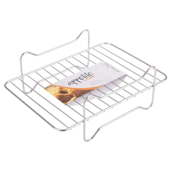 JOYBUY Appetito Stainless Steel Air Fryer Rack 22 x 16cm - Rectangle
