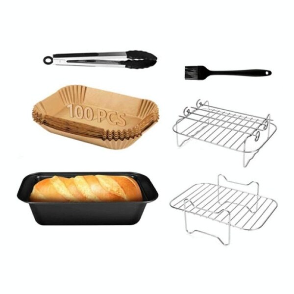 JOYBUY 6 Piece Air Fryer Accessory Set For Ninja 3.7 4.2Qt