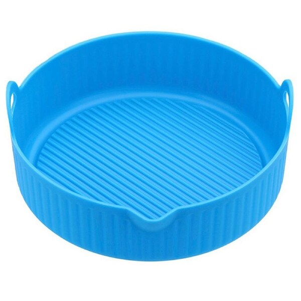 JOYBUY Air Fryer Silicone Pot Silicone Liners Air Fryer Basket with Oil Nozzle Design