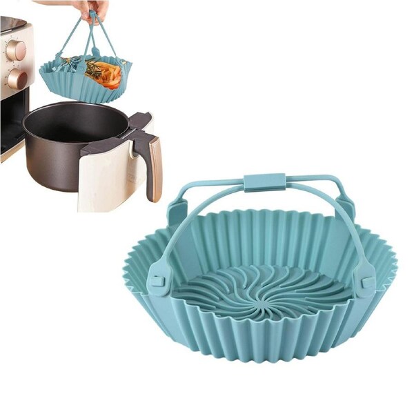 JOYBUY FDA Certified Air Fryer Silicone Tray Air Fryer Liner with Removable Handles