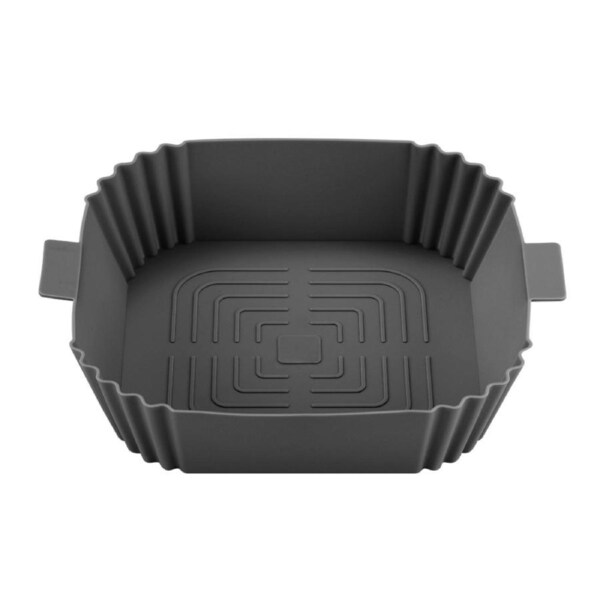 JOYBUY Reusable Square Air Fryer Silicone Pot Oven Baking Tray Pan Air Fryer Liner