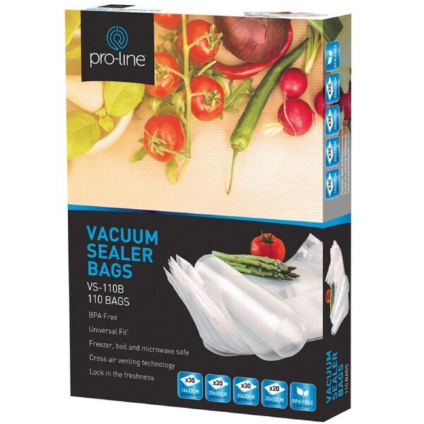 JOYBUY Pro-Line 330 Pack of Mixed Sized Channel Vacuum Sealer Bags