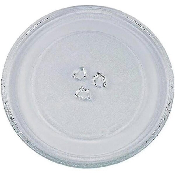 JOYBUY Universal Microwave Turntable Glass Plate With 3 Fixtures, 245 Mm