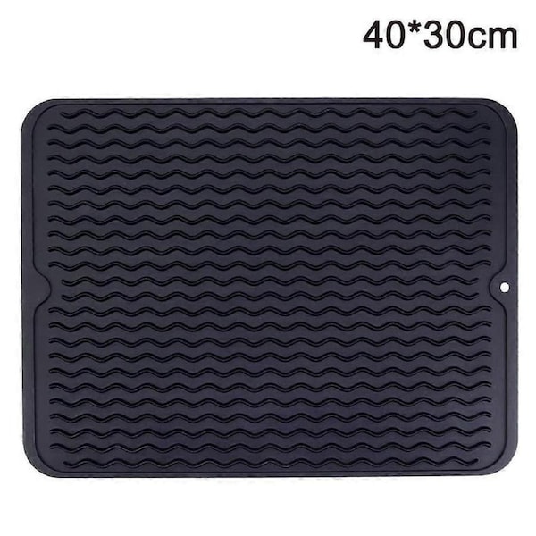 JOYBUY 2PCS Silicone Dish Drying Mats - Non-Slip Draining Board Mats