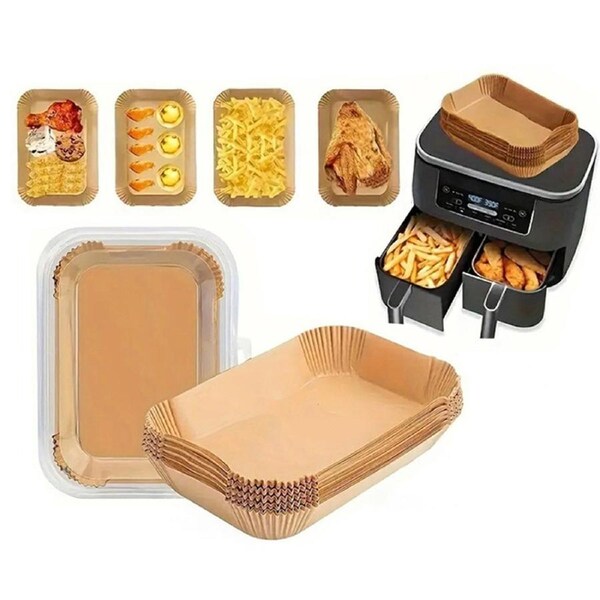 JOYBUY 120Pcs Air Fryer Paper Liners compatible with Ninja Dual