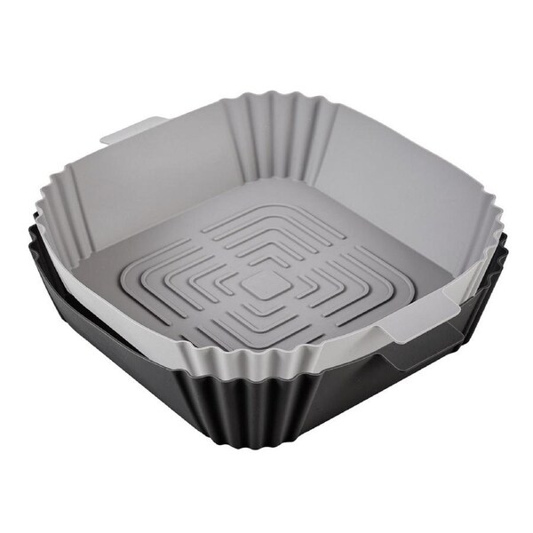 JOYBUY Masterpro Reusable Silicone Air Fryer Insert 2 Piece Set - Square