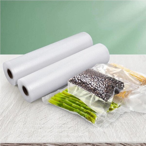 JOYBUY Vivva 2 Rolls Vacuum Food Sealer Saver Bag 20/25/28/30/32CMX6M Seal Storage Commercial Grade