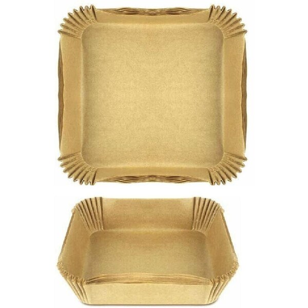 JOYBUY Non-Stick Disposable Square Paper Liner Baking Paper Liners Air Fryer