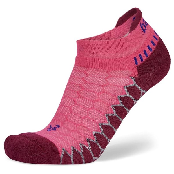 Balega Drynamix Silver No Show Running Socks Watermelon L